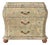 French Provincial Hand Painted Chest of Drawers — Distressed Celadon Finish For Sale