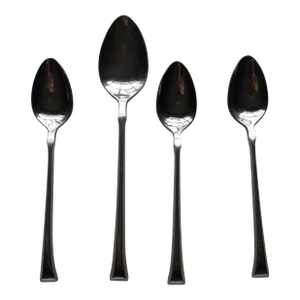 Midcentury Rogers Insilco "Elite" Stainless Japan 3 Teaspoons & 1 Table Spoon