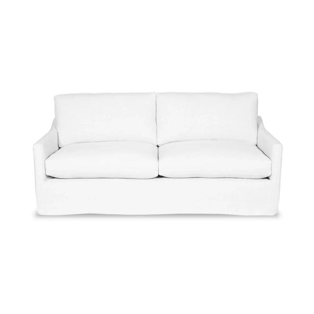 Not Yet Made - Made To Order Moss Home Megan Sofa 96"W, Bonanza Optic White For Sale - Image 5 of 7