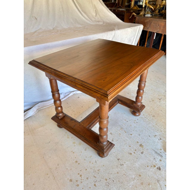 Found in the South of France, this 19th Century French Walnut Side Table dates back to the late 1800's. The piece features...