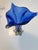 Submerged Blown Blue Murano Glass Vase from Made Murano Glass, 1960s For Sale - Image 3 of 7