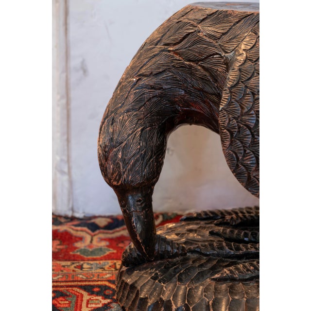 Pair of 18th Century Venetian Carved Eagle Chairs or Benches For Sale - Image 10 of 13