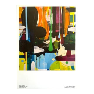 Astrid Sylwan Abstract Lithograph Print Sweden Museum Poster " as We Floated Away " 2008 For Sale