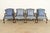 English Kittinger Chippendale Carved Mahogany Open Arm Library Chairs | Set of Four For Sale - Image 3 of 18