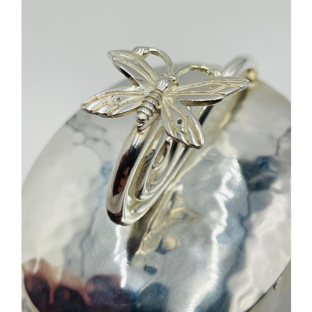 Vintage Emilia Castillo Mexican Silversmith Creamer and Sugar Bowl, Hand Signed For Sale - Image 13 of 18