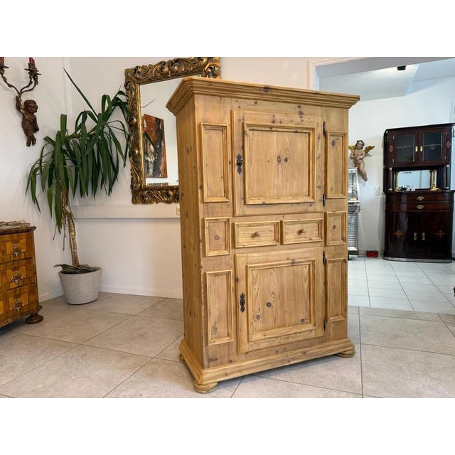Biedermeier Farmhouse Kitchen Cupboard, 1960s For Sale - Image 12 of 12
