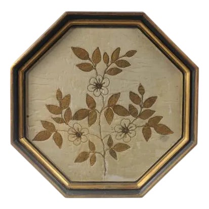 Embroidery with Plant Motif For Sale