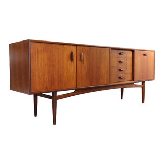 1960s Mid Century Modern Teak Brasilia Sideboard Credenza by G Plan Danish Style For Sale