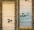 Lovely antique or vintage Japanese silk scroll painting "Kingfisher" by Nankei. The signature and seal read “Nankei.”...