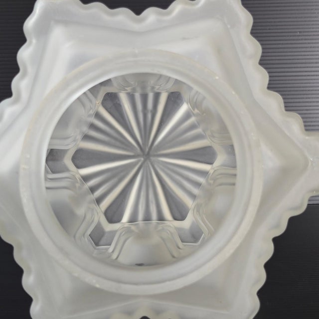 Vintage Art Deco Lampshade in Opaque Glass, 1920s For Sale - Image 13 of 16
