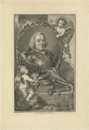 Tanjé, Portrait of Willem Charles Henry Friso of Orange, 1750, Paper
