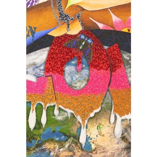 Red Marcus Glenn One Heart Can Change the World Signed Dionne Warwick Giclee Canvas For Sale - Image 8 of 8