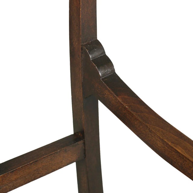 French Art Nouveau Walnut Armchair, 1890s For Sale - Image 6 of 11