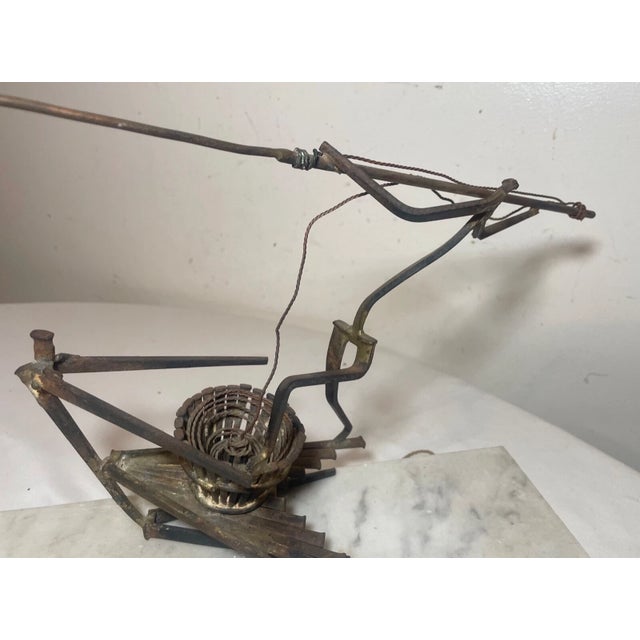 Metal Antique Handmade Brutalist Whaling Ship Harpoon Wrought Iron Nail Sculpture Art For Sale - Image 7 of 15