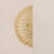 1990s Vintage Italian Wall Light in Amber Murano Glass with Brass Structure, 1990s For Sale - Image 5 of 13