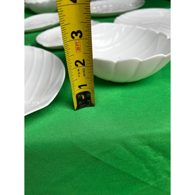 Up for consideration is a beautiful vintage set of milk glass serving dishes with a leaf design. This would look lovely in...