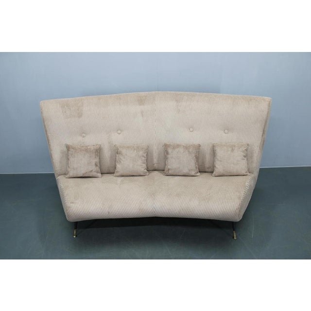Curved Modular Sofa by Gigi Radice for Minotti, Italy, 1950s, Set of 3 For Sale - Image 6 of 18