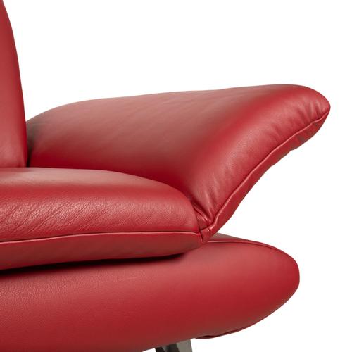 Sofas in Red Leather from Koinor Rossini, Set of 2 For Sale - Image 16 of 18