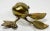 Mid 20th Century Vintage Brass Fruit Motif Treasure Box or Ashtray For Sale - Image 5 of 8