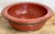 Large 19th C Brass Trimmed Red Barrel Bowl For Sale - Image 10 of 12