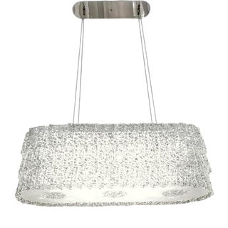 Collection Regina Di Ghiaccio Chandelier in Metal and Crystal by Jago For Sale