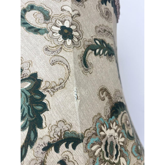 Textile Vintage French Style Floor Lamp For Sale - Image 7 of 18