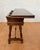 Wood 1940s Spanish Carved Wood Drop-Leaf Table With Iron Stretcher For Sale - Image 7 of 12