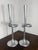 Brutalist Large Knot-Shaped Aluminum Candlesticks, Italy, 1970, Set of 2 For Sale - Image 3 of 17