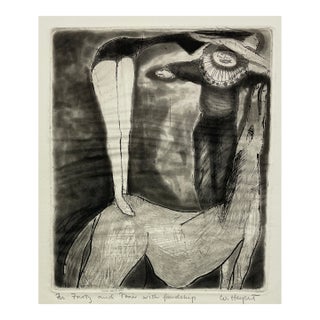 1978 William Heydt Riding High Etching For Sale