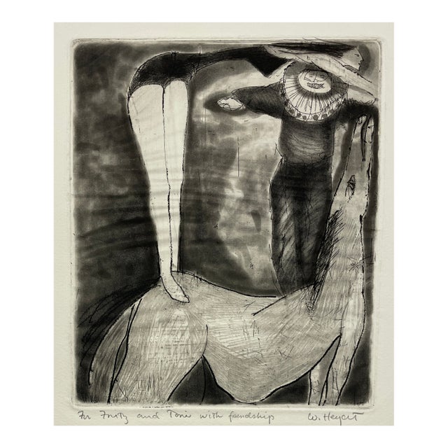 1978 William Heydt Riding High Etching For Sale