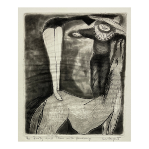 1978 William Heydt Riding High Etching