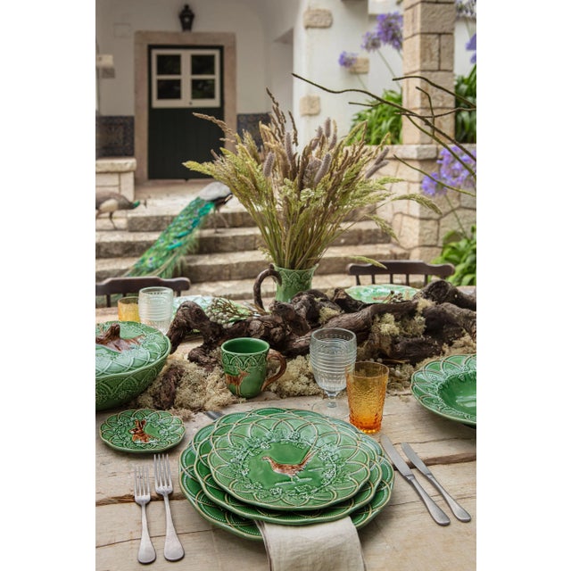 Traditional Bordallo Pinheiro Woods Charger Plates, Set of 2 For Sale - Image 3 of 4