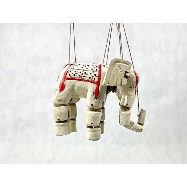 Handcrafted Vintage Marionette Puppet on a String, Burma, 1930s For Sale - Image 9 of 13