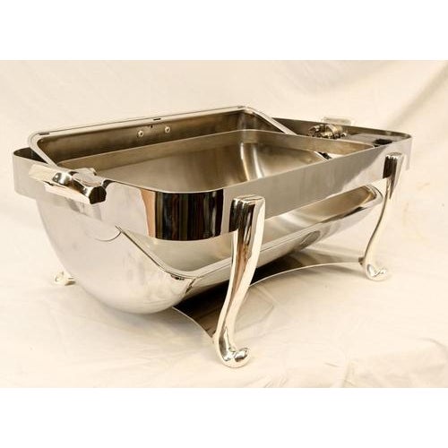 Metal Vintage Silver Plate Chafing Dish, Sheffield For Sale - Image 7 of 13