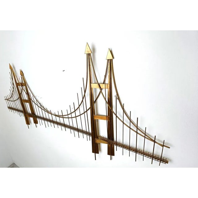 Wall Sculpture of the Golden Gate Bridge, 1970s, in Very Good conditions. Designed 1970 to 1979
