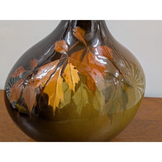 Mid-Century Modern Vintage J. B. Owens Pottery Utopia Line Vase 1055 For Sale - Image 3 of 8