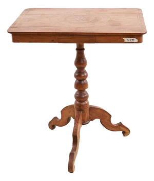 Inlaid and Threaded Table