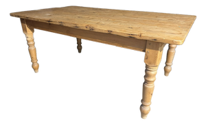 Pine Farmhouse Dining Table, 1930s