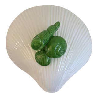 Late 20th Century Fitz & Floyd Seashell Lidded Trinket Box Soup Tureen For Sale