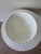 Vintage Milk Glass Pedestal Compote With Embossed Rose and Fruit Relief, C. 1950s–60s For Sale - Image 4 of 7