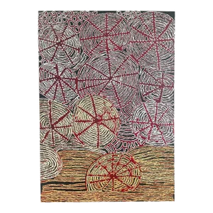 Contemporary Australian Aboriginal Painting by Walangkura Napanangka