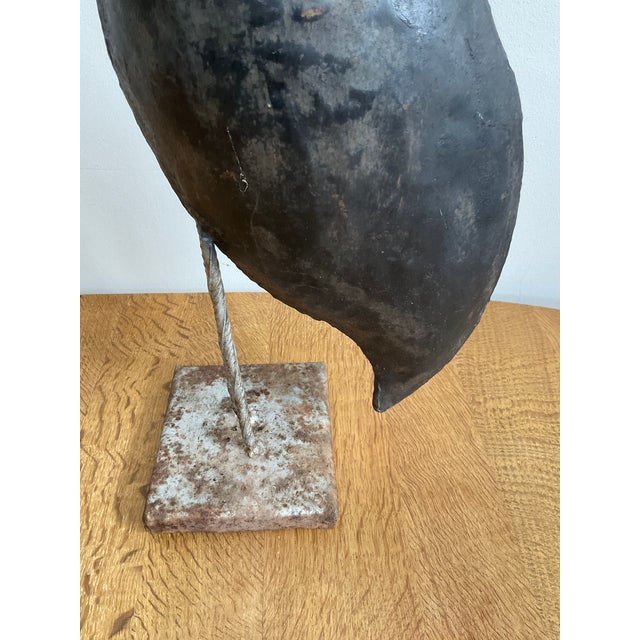 Vintage Garden Heron Sculpture For Sale - Image 10 of 11