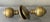 Antique 19th century brass door knob. Neoclassical taste with flower head design. Measures 9 1/4" long overall. Knob...