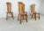 Wood Brutalist Dining Chairs attributed to Depuydt, 1960s, Set of 5 For Sale - Image 7 of 10