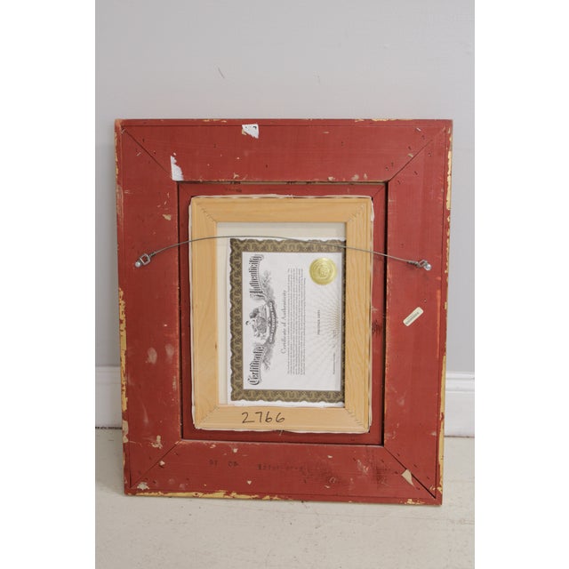 Artist Signed Framed Still Life Oil Paint on Canvas For Sale - Image 15 of 16