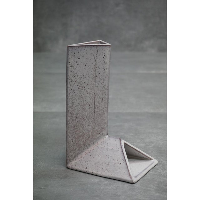 This ceramic vase, designed by Alessio Tasca, is an example of Italian Brutalist studio pottery from the 1970s. Produced...