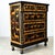 English Vintage Painted Chest with Deer Decoupage For Sale - Image 11 of 12