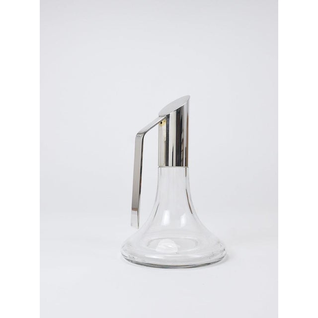 Silver & Crystal Riedel Mesa Carafe, Italy, 1980s For Sale - Image 15 of 18