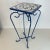 1980s 1980s Vintage Outdoor Garden Mosaic Tile Drinks Table, Newly Painted For Sale - Image 5 of 9