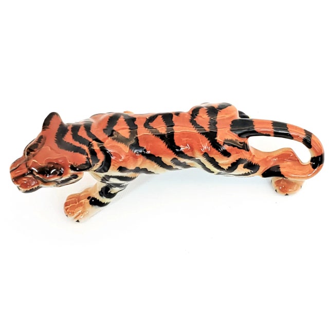 Figurine Porcelain Tiger For Sale - Image 10 of 13